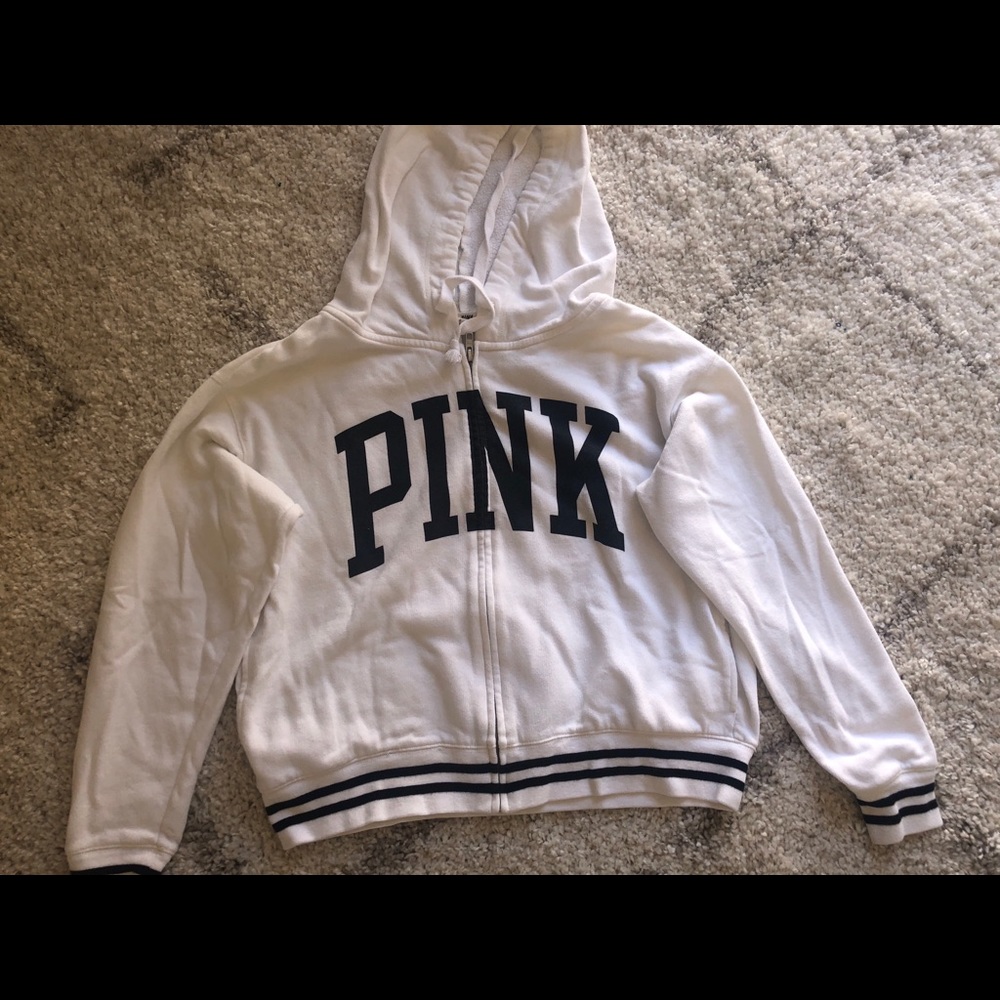PINK White Hoodie